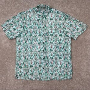 Kenny Flowers Limited Edition Shirt Adult Large Button Up Hawaiian Preppy Men